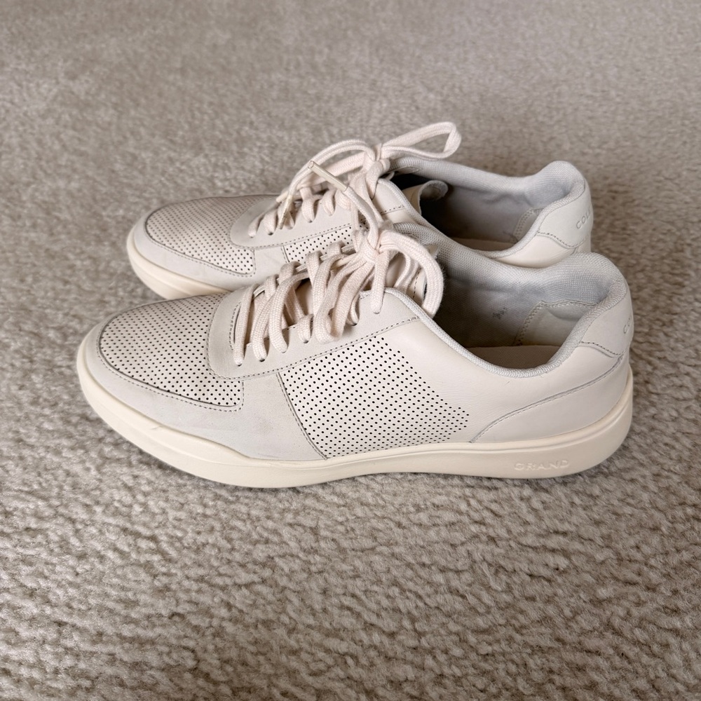 Men's Cole Haan off white sneakers men size 9